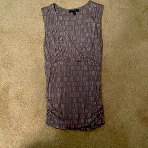 Banana Republic Sleeveless Top Women's Medium,Empire waist,Cinched sides